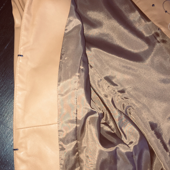 Dana Buchman New Leather Embroidered Jacket 6 NWOT - Picture 4 of 8